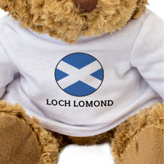 LOCH LOMOND (SCOTLAND FLAG ROUNDEL) - Teddy Bear - Funny Scottish Gift Present