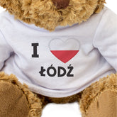 I Love Lodz / Łódź (Poland Flag) - Teddy Bear