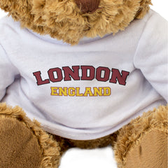 LONDON, ENGLAND - Teddy Bear - Cute Cuddly Soft Adorable - Funny Gift Present