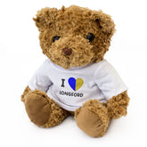 I LOVE LONGFORD (COUNTY COLOURS FLAG) - Teddy Bear - Cute - Ireland Gift Present