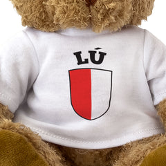 LÚ (LOUTH) COUNTY COLOURS - Teddy Bear - Ireland Gaeilge Gift Present