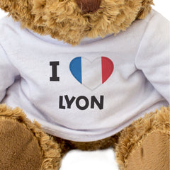 I Love Lyon (France Flag) - Teddy Bear