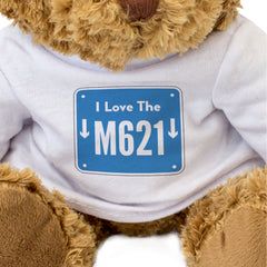 I LOVE THE M621 (MOTORWAY SIGN) - Teddy Bear - Cute - Funny Gift Present