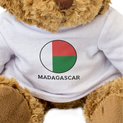 MADAGASCAR FLAG ROUNDEL - Teddy Bear - Cute Cuddly Soft - Gift Present