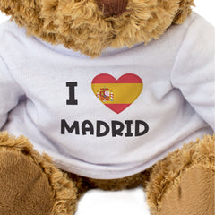 I Love Madrid (Spain Flag) - Teddy Bear
