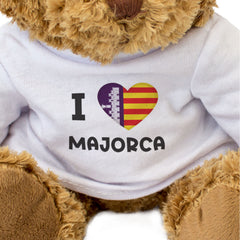 I LOVE MAJORCA FLAG - Teddy Bear - Cute Cuddly - Mallorca Spain Gift Present