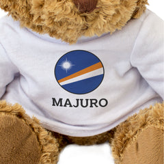 MAJURO (MARSHALL ISLANDS FLAG ROUNDEL) - Teddy Bear - Souvenir Gift Present