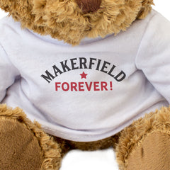 MAKERFIELD FOREVER! - Teddy Bear - Cute Cuddly Soft - Manchester Gift Present