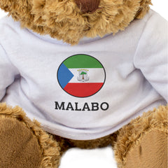 MALABO (EQUATORIAL GUINEA FLAG ROUNDEL) - Teddy Bear - Souvenir Gift Present