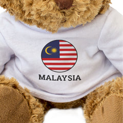 MALAYSIA FLAG ROUNDEL - Teddy Bear - Cute Cuddly Soft - Malaysian Gift Present