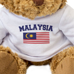 MALAYSIA + FLAG - Teddy Bear - Cute Soft Funny - Souvenir Gift Present