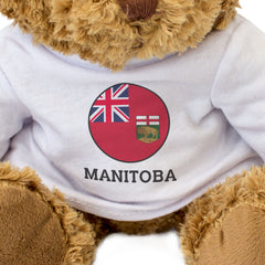 MANITOBA FLAG ROUNDEL - Teddy Bear - Cute - Funny Canada Souvenir Gift Present