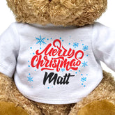 Merry Christmas Matt - Teddy Bear