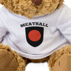 MEATBALL FLAG - Teddy Bear - Cute Cuddly Soft Adorable - Motorsport Gift Present