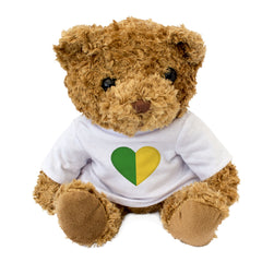 MEATH COUNTY COLOURS HEART - Teddy Bear - Cute - Ireland Gift Present
