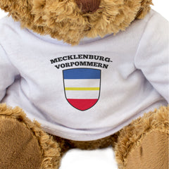 MECKLENBURG-VORPOMMERN FLAG - Teddy Bear - Cute - MV Germany Gift Present