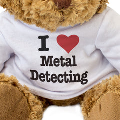 I LOVE METAL DETECTING - Teddy Bear - Cute Cuddly Soft Adorable - Gift Present