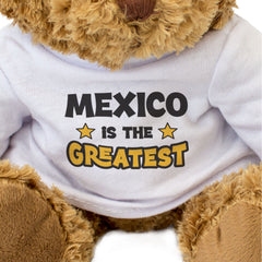 MEXICO IS THE GREATEST - Teddy Bear - Cute Funny Soft - Mexican Gift Present