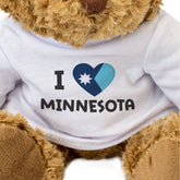 I Love Minnesota Flag - Teddy Bear