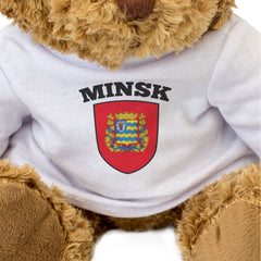 MINSK REGION FLAG - Teddy Bear - Cute Cuddly Soft - Belarus Gift Present