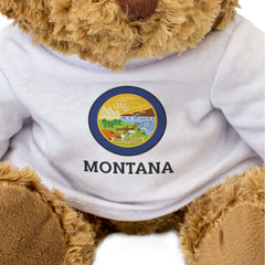 MONTANA FLAG ROUNDEL - Teddy Bear - Cute Cuddly Soft - USA Gift Present