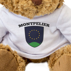 MONTPELIER CITY FLAG - Teddy Bear - Cute Cuddly Soft - Vermont Gift Present