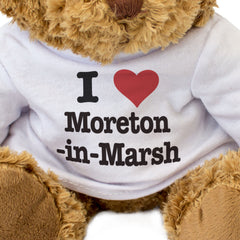 I LOVE MORETON-IN-MARSH - Teddy Bear - Cute - Funny Cotswolds Gift Present