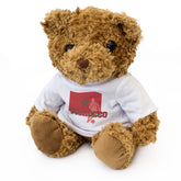 MOROCCO FLAG (FOOTBALL) - Teddy Bear - Moroccan Soccer Fan Gift Present