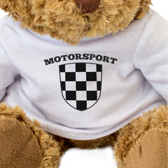 MOTORSPORT (CHEQUERED FLAG) - Teddy Bear - Cute Cuddly Soft - Gift Present