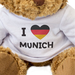 I Love Munich (Germany Flag) - Teddy Bear
