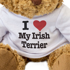 I LOVE MY IRISH TERRIER - Teddy Bear - Cute - Funny Dog Owner Gift Present