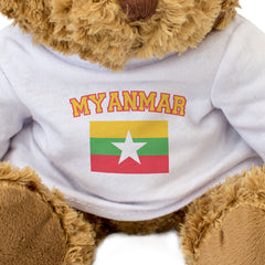 MYANMAR + FLAG - Teddy Bear - Cute Funny Burmese Souvenir Gift Present - Image 3