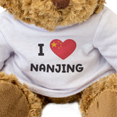 I Love Nanjing (China Flag) - Teddy Bear