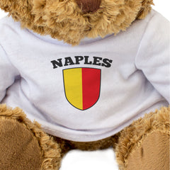 NAPLES FLAG - Teddy Bear - Cute Cuddly Soft Adorable - Napoli Italy Gift Present