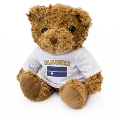 NAURU + FLAG - Teddy Bear - Cute Funny Nauruan Souvenir Gift Present - Image 1