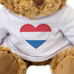 NETHERLANDS FLAG HEART - Teddy Bear - Cute Cuddly Soft - Dutch Gift Present