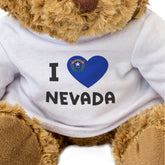 I Love Nevada Flag - Teddy Bear
