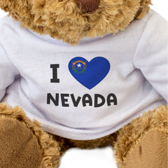 I Love Nevada Flag - Teddy Bear