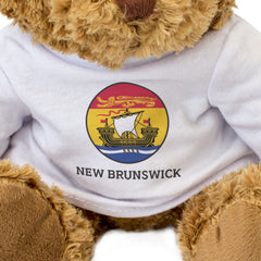 NEW BRUNSWICK FLAG ROUNDEL - Teddy Bear - Funny Canada Souvenir Gift Present