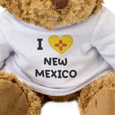 I Love New Mexico Flag - Teddy Bear