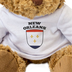 NEW ORLEANS CITY FLAG - Teddy Bear - Cute Cuddly Soft - Louisiana Gift Present