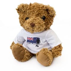 NEW ZEALAND FLAG (SOCCER) - Teddy Bear - Cute - Kiwi Football Fan Gift Present