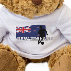 NEW ZEALAND FLAG (SOCCER) - Teddy Bear - Cute - Kiwi Football Fan Gift Present