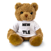 NEWCASTLE (BLACK & WHITE) - Teddy Bear - Cute Soft - Funny Geordie Gift Present