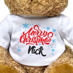 Merry Christmas Nick - Teddy Bear