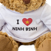I Love Ninh Binh (Vietnam Flag) - Teddy Bear
