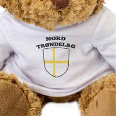 NORD TRØNDELAG FLAG - Teddy Bear - Cute Cuddly Soft - Norway Gift Present