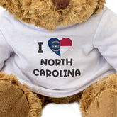 I Love North Carolina Flag - Teddy Bear
