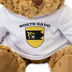 NORTH SAVO FLAG - Teddy Bear - Cute Cuddly Soft - Finland Suomi - Gift Present