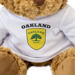 OAKLAND CITY FLAG - Teddy Bear - Cute Cuddly Soft - California Gift Present